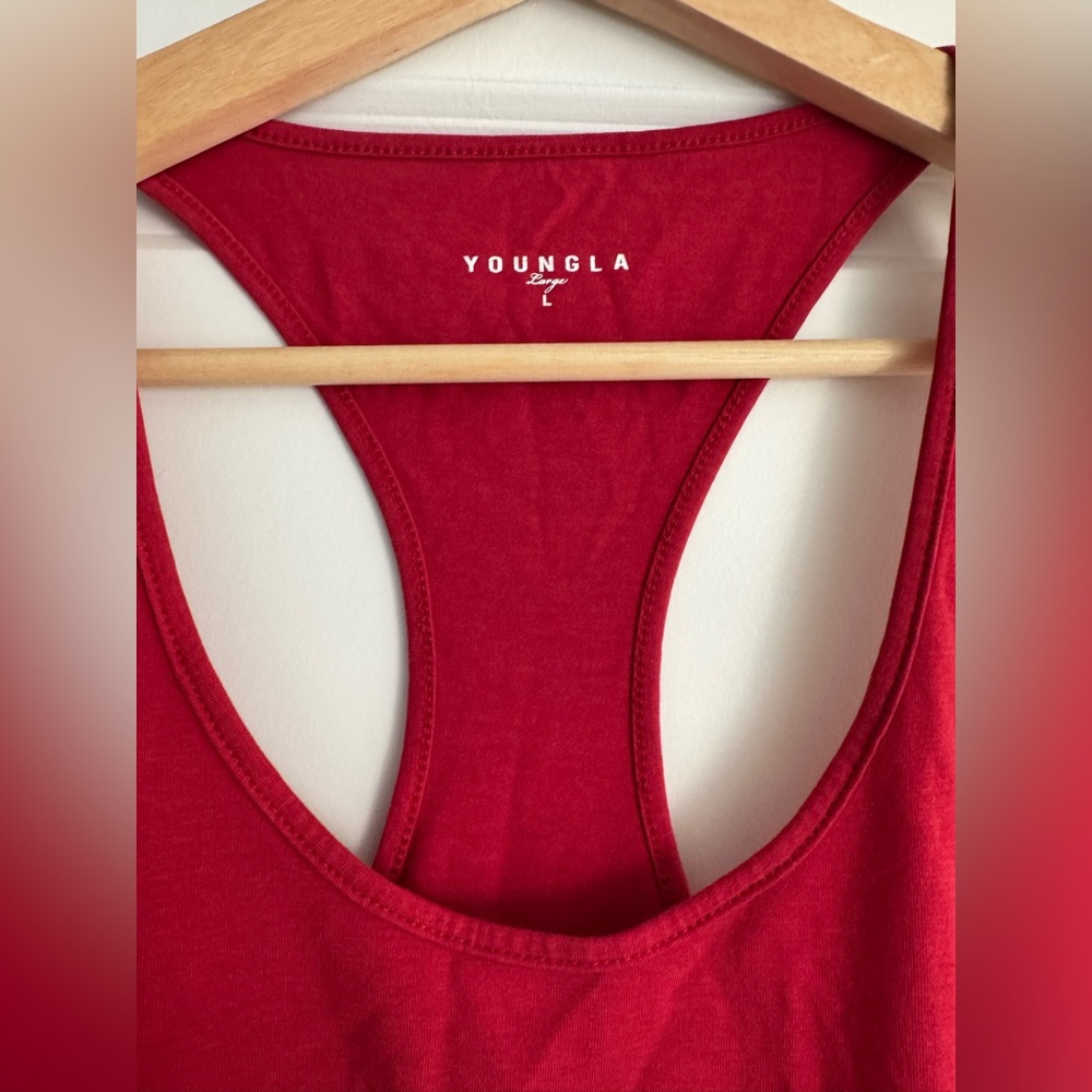 YoungLA Men’s Red Tank Top - Picture 3 of 4